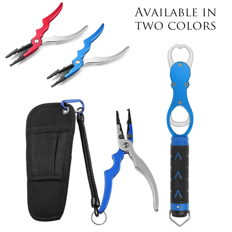 

Multifunction Fishing Tools Accessories for Goods Tackle Pliers Vise Knitting Flies Scissors Braid Set Fish Tongs