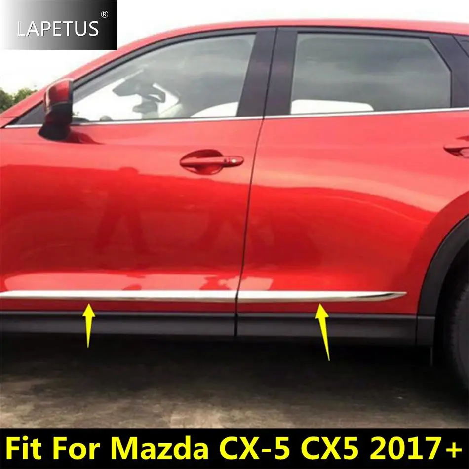 

Side Door Line Garnish Body Trim Accent Molding Cover Bezel Styling Protect For Mazda CX-5 CX5 2017 - 2023 Accessories Exterior