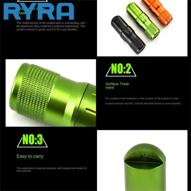 

Водонепроницаемый футляр из алюминиевого сплава, уличный Многофункциональный водонепроницаемый мини-брелок для повседневного использования, инструмент, подходит для склада, металл, противоскользящий