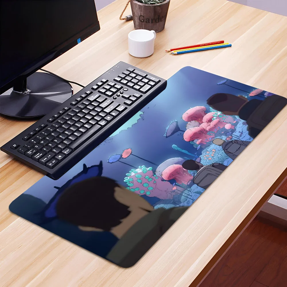 1 шт. нескользящий коврик для мыши с милым аниме Scavengers Reign подходит офисных