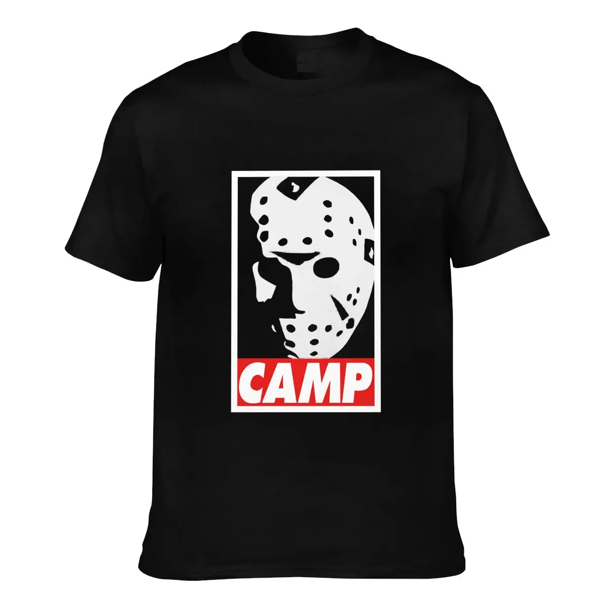 

Camp Jason Voorhees Summer Mens T Shirts Oversized Loose Clothes Vintage Short Sleeve Fashion Printed Tshirt