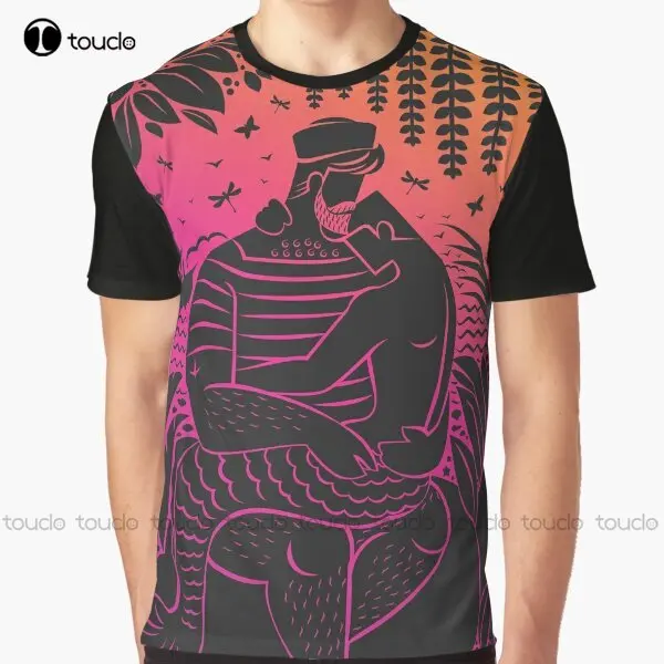 

Sailor Daddy Sunset Graphic T-Shirt Custom Aldult Teen Unisex Digital Printing Tee Shirts Custom Gift Xxs-5Xl Streetwear