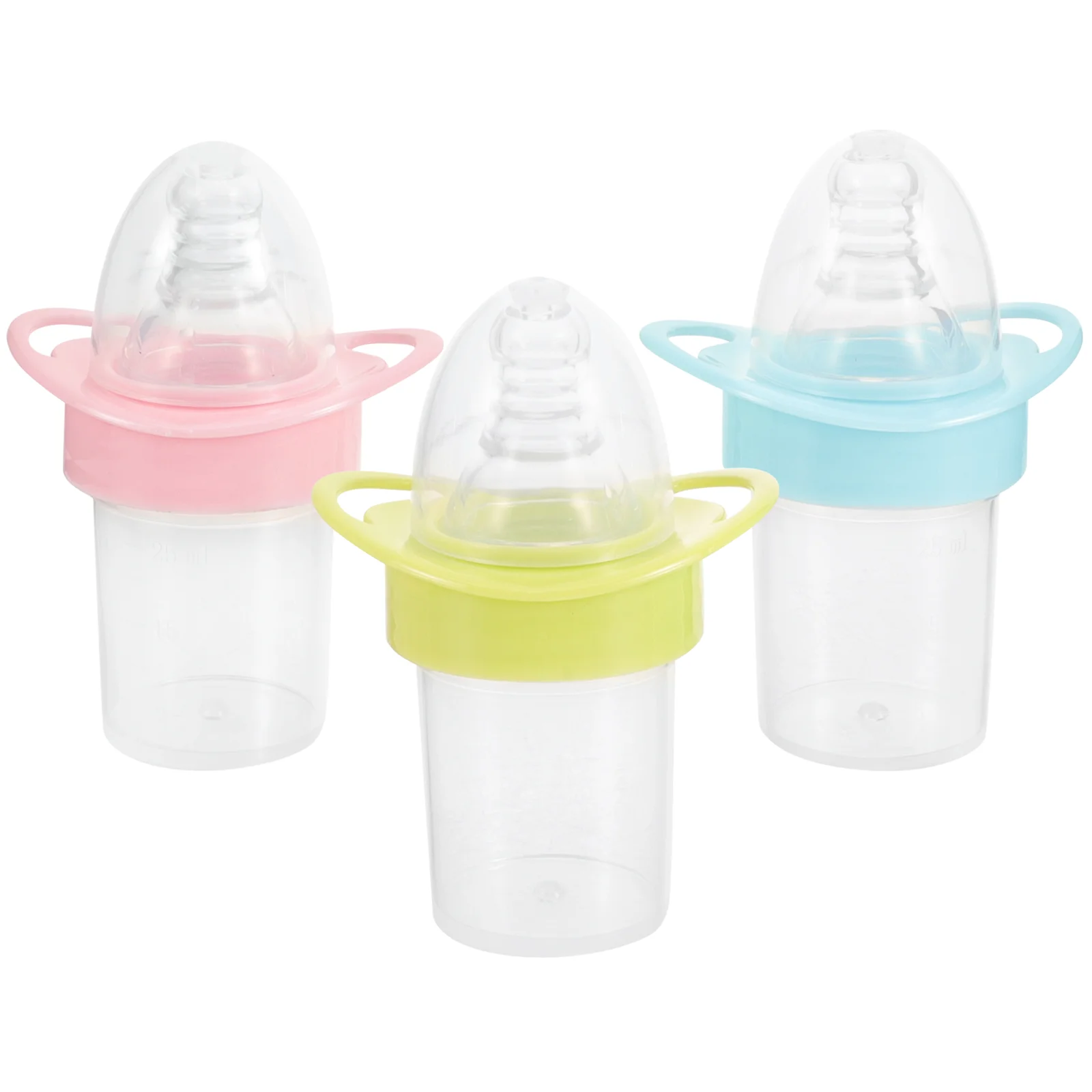 

3 Pcs Feeding Bottle Scale Baby Accessories Pacifiers Newborn Medicine Feeder Nursing Child