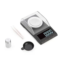 high precision digital milligram jewelry scale reloading jewelry gems scale calibration weights pan 102050g 0 001g
