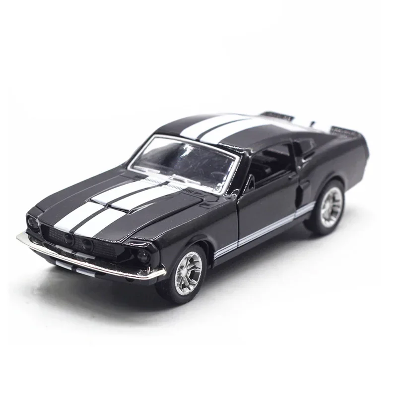 Античная имитация стиля Ford Shelby Mustang GT500 модель автомобиля масштаб 1:32 1967 дизайн