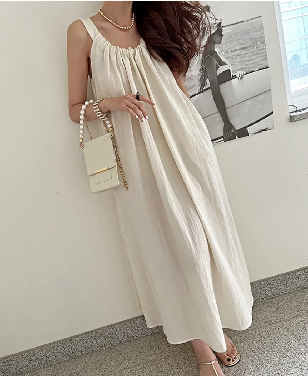 

COIGARSAM женское пляжное платье без рукавов на тонких бретельках черного цвета хаки Прямая поставка