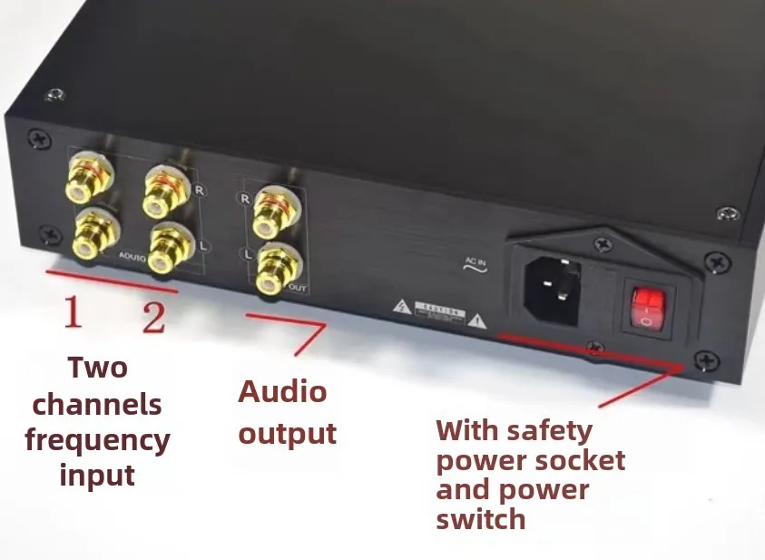 Предварительный усилитель тона AV2 предусилитель Fever HiFi 2 входа сквозной и для