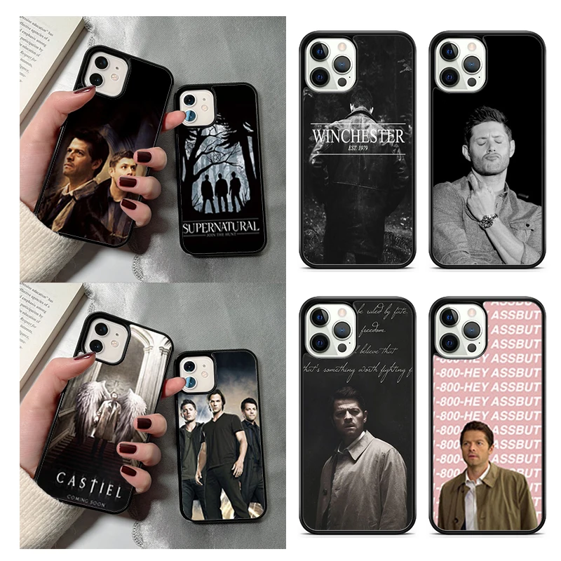 Сверхнатуральный чехол для телефона Дин Кастиэль Винчестер для iPhone 14 13 12 Mini X XR XS Max, чехол для Apple 11 Pro Max 5 6S 8 7 Plus