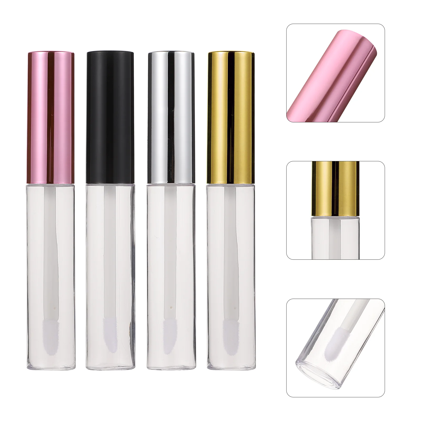 

Lip Gloss Tube Empty Container Balm Tubes Clear Bottles Containers Bottle Refillable Liquid Eye Bulk Diy Lipstick Lipgloss