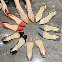 plus size spring summer women sandals transparent slip on flat shoes woman ballet flats candy color jelly shoes zapatos mujer