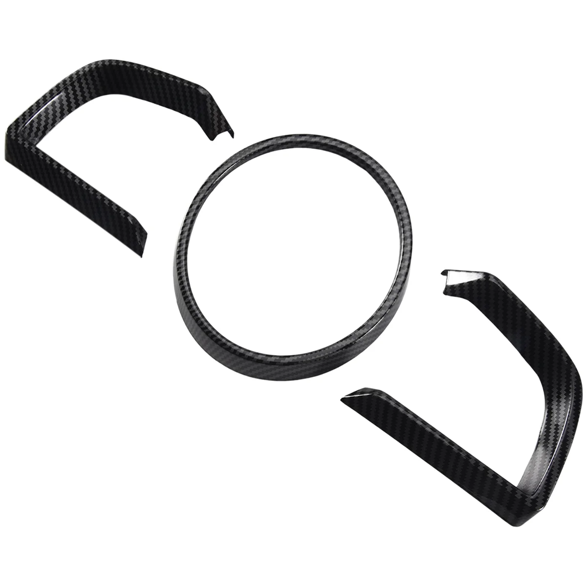 

Для Mazda 3 Axela 2014-2018, внутренняя панель приборной панели из углеродного волокна, накладка на рамку прибора