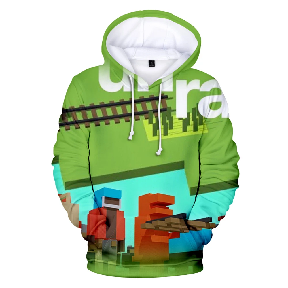 

Unrailed! 3D Hoodie Fashion Fall Winer Suit Hoodies Sportswear Clothes Youthful Vitality Boy/girl/Kids Cloth 100-4XL Oversized