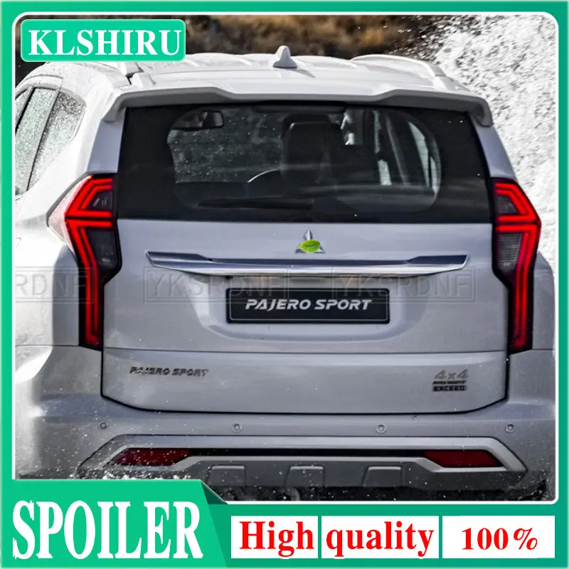 

Подходит для Mitsubishi Pajero Sport ABS пластиковая фотосессия для Mitsubishi Pajero спойлер 2016 2017 2018 2019 2020