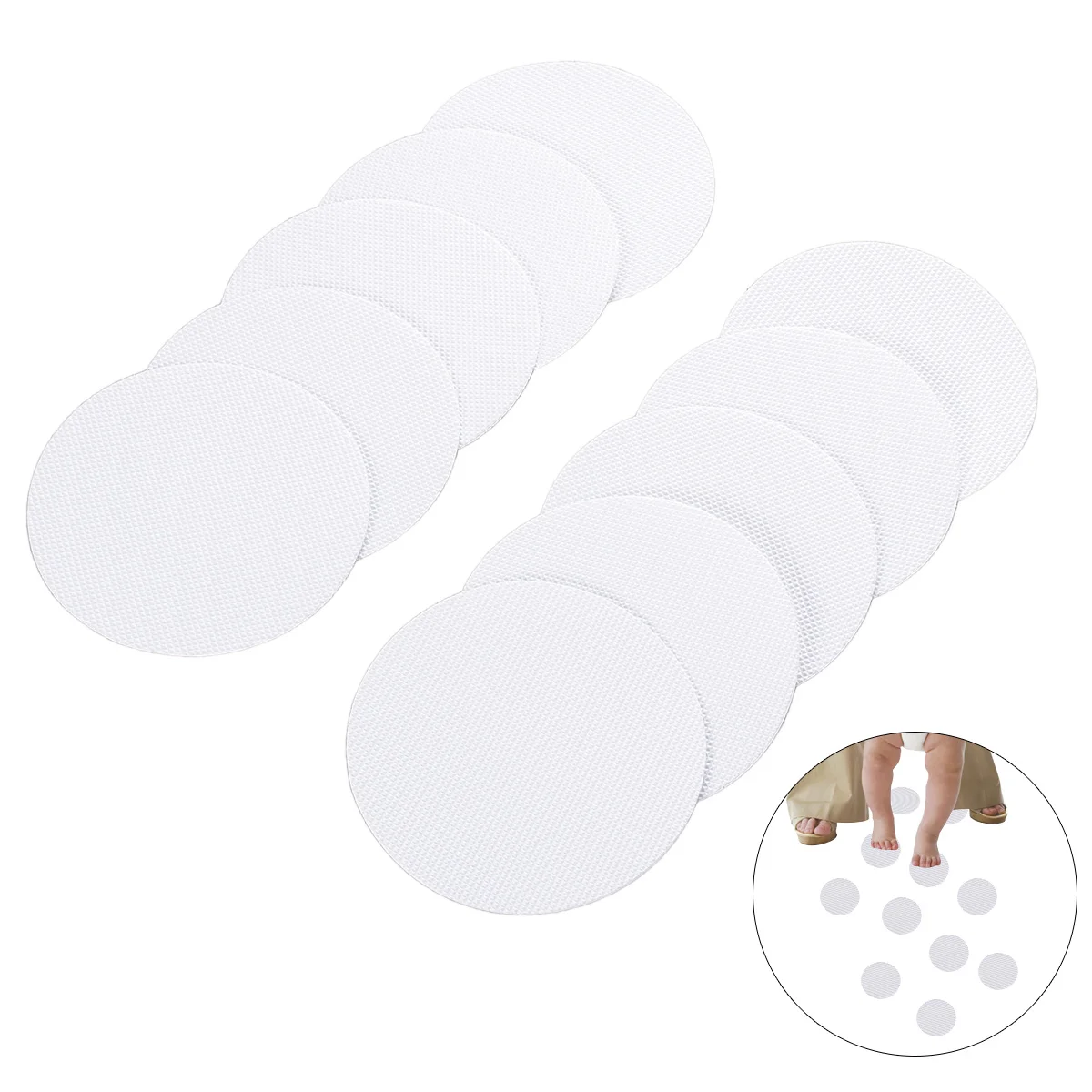 

Stickers Anti Non Shower Bathtub Bathroom Tub Bath Floor Sticker Tape Matt Strips Large White Resistant