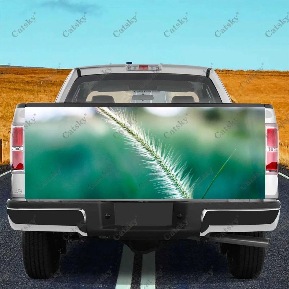 

Зеленые растения грузовик задняя дверь наклейка оберточная виниловая печать высокой четкости графика подходит для пикапов грузовиков устойчивость к атмосферным воздействиям