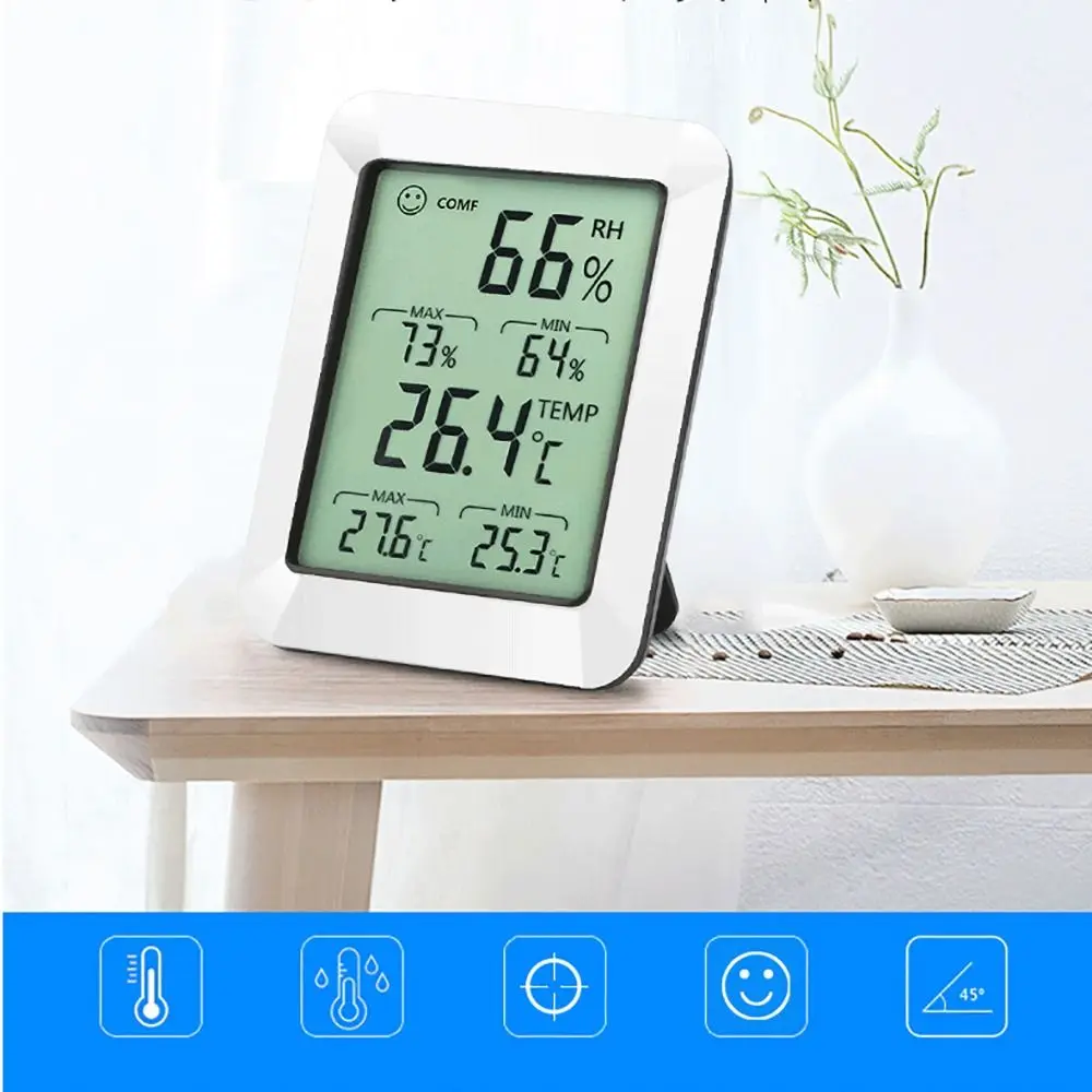

Wireless Weather Station Digital Display Household Thermometer Thermometer For Home Hygrometer Measuring Temperature