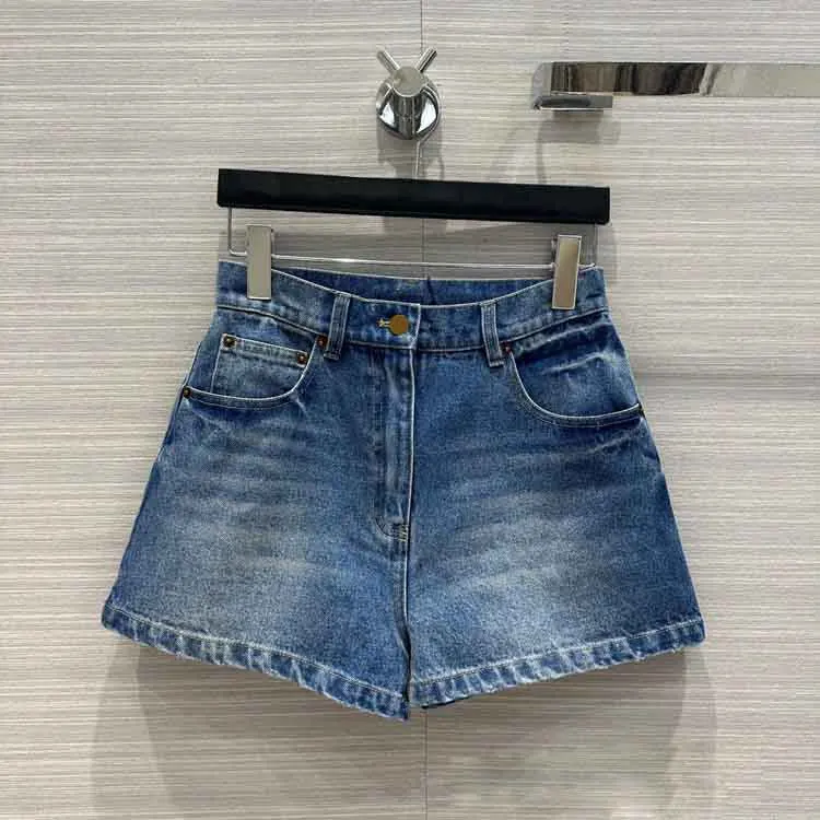 

New casual all-match frayed high waist look slim hot pants shorts