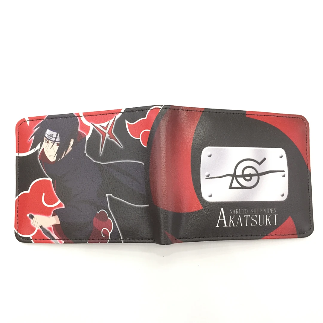 Хит продаж кошелек-ниндзя Какаси и Саске из аниме Деревня ЧЕРНЫХ ЛИСТЬЕВ