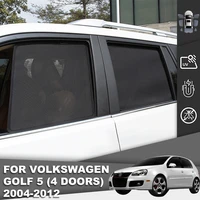 for volkswagen vw golf 5 mk5 2003 2009 magnetic car sunshade front rear windshield mesh frame curtain side window sun shade