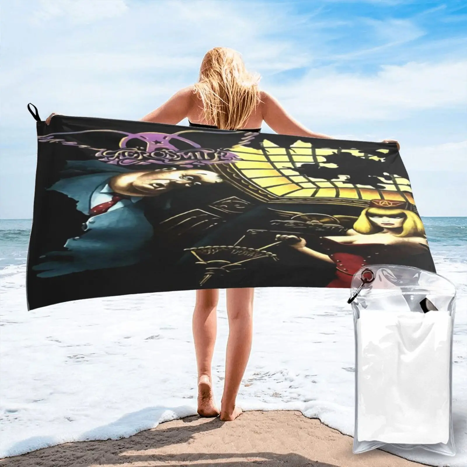 

Vtg Nos 89 Aerosmith Aero Force полотенце для пляжа, морское пляжное полотенце, полотенце для ванной и душа, пляжный коврик