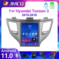 jmcq 2din 4g android 11 car radio multimedia video player for hyundai tucson 3 2015 2018 navigation gps carplay