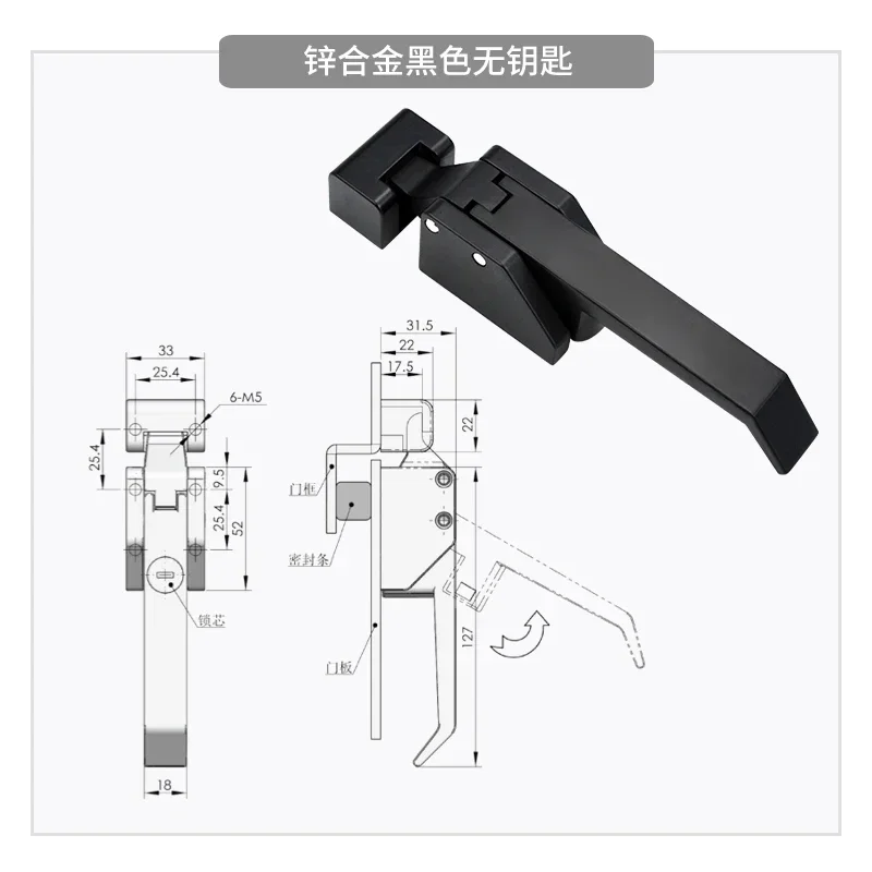 Ручка двери из цинкового сплава