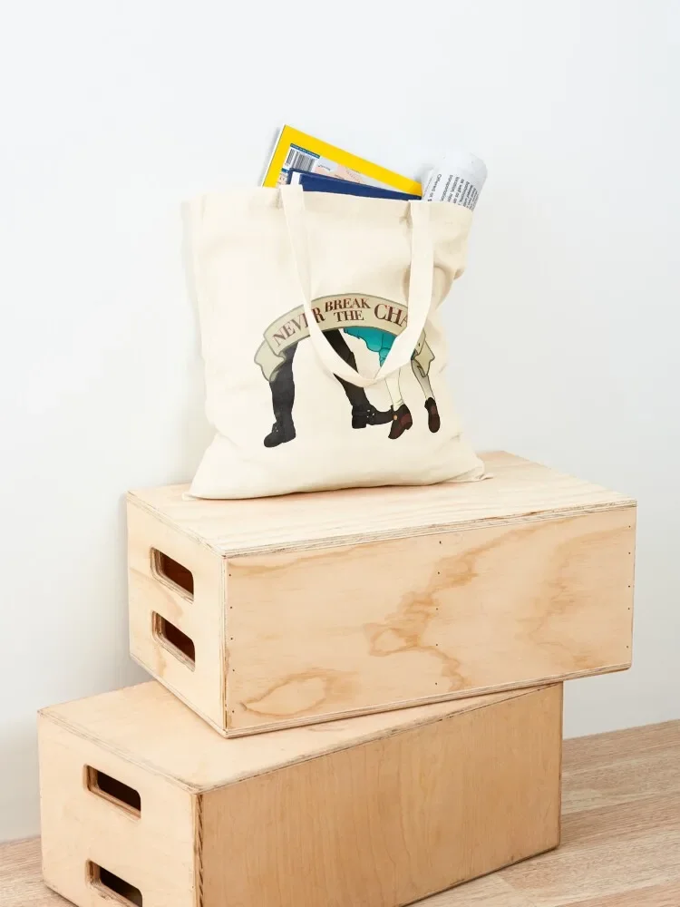 Blackbeard and Stede: Never Break the Chain Tote Bag Женская складная многоразовая сумка для покупок