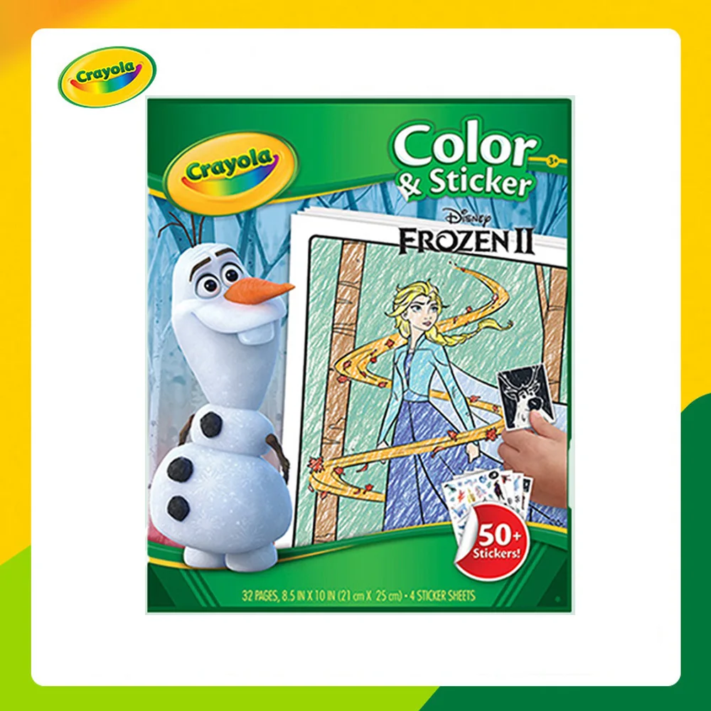 Набор книжных наклеек Crayola Frozen 2