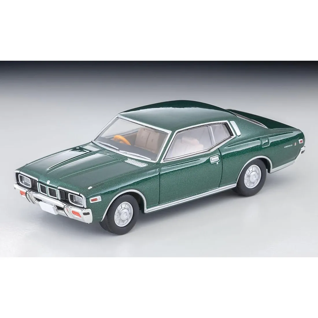 Фото Оригинальная коллекционная модель автомобиля Tomytec Tomica Limited Vintage NEO LV-N358a Nissan Cedric 2-Door HT 2800SGL Green 1975 1/64, литая под давлением, масштаб 1:64. №1