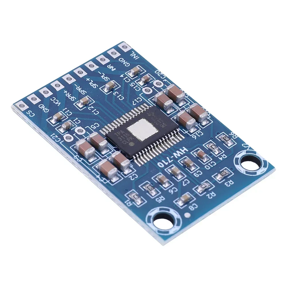 TPA3116D2 Плата цифрового аудиоусилителя DC12-24V 50W Ультратонкая плата усилителя класса