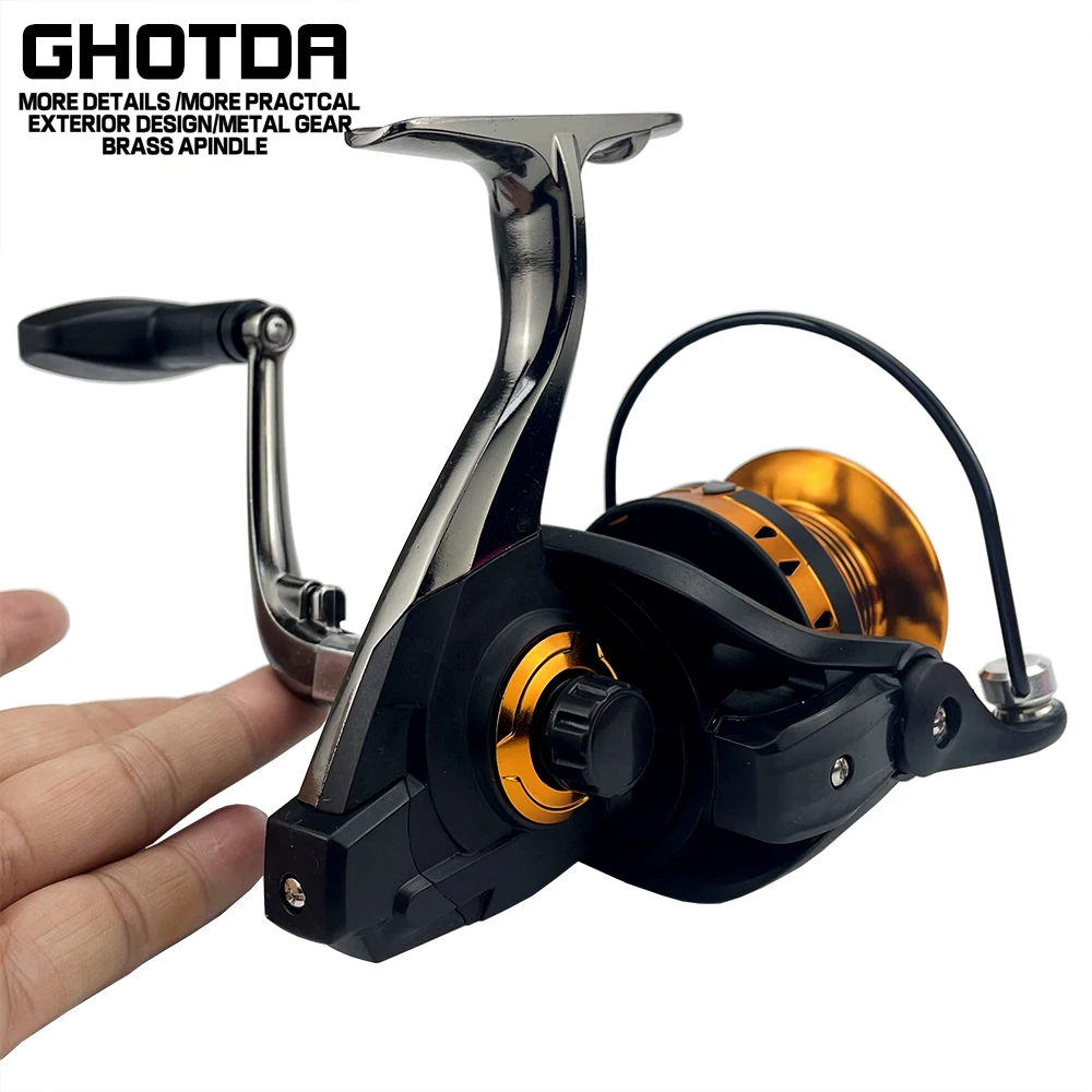 

Катушка спиннинга GHOTDA дальнего заброса, серия 4000-8000, со сменной металлической проволокой, для озера и моря
