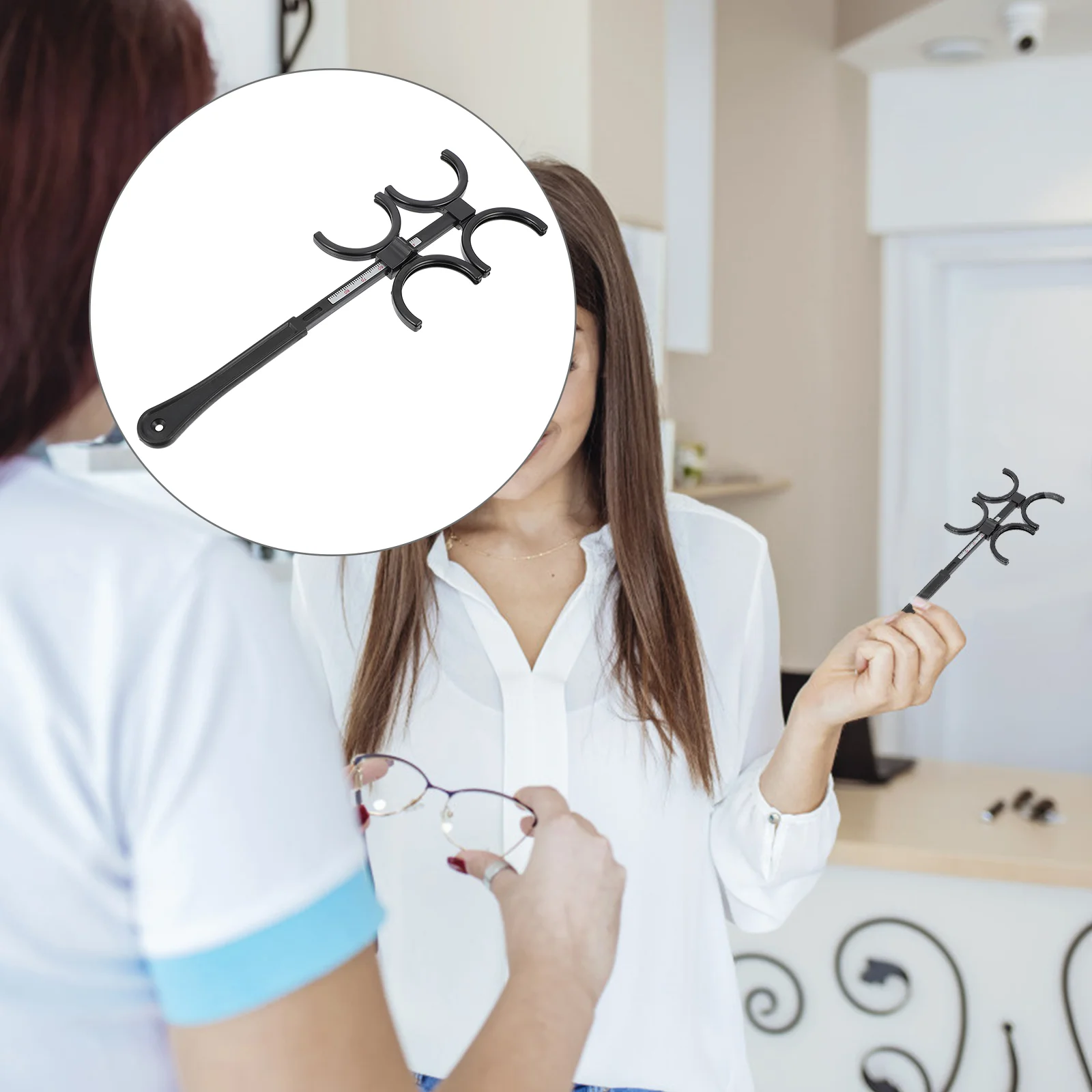 Регулируемая заглушка для оптометрии — держатель офтальмологической линзы