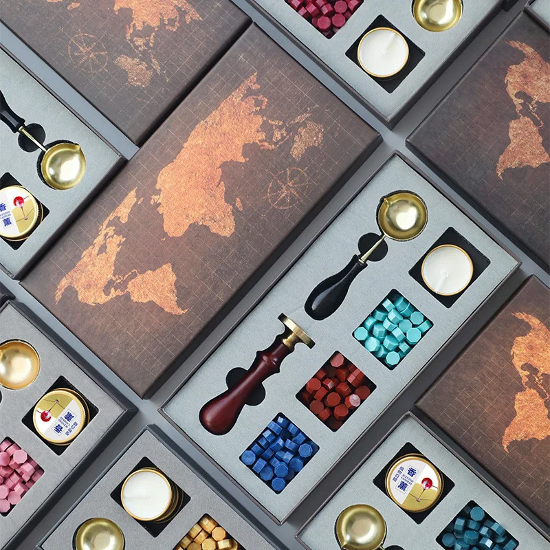 

Fire Paint Seal Gift Set Sealing Wax Fire Paint Wax Granules Wax Stamp