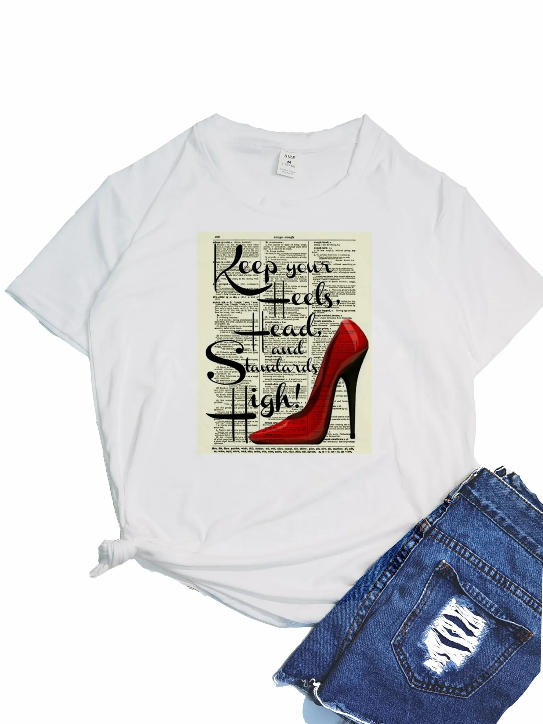 Базовая футболка Y2K с круглым вырезом смешной топ надписью Be You Do for женская