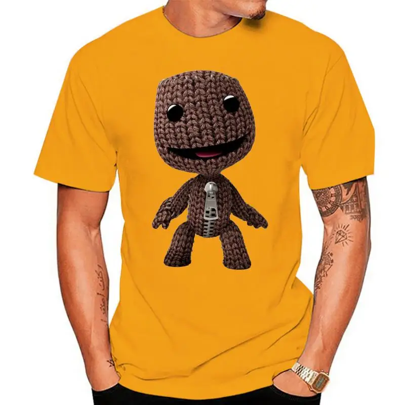 

100% Cotton O-neck Custom Printed Tshirt Men T shirt Lbp sackboy Women T-Shirt