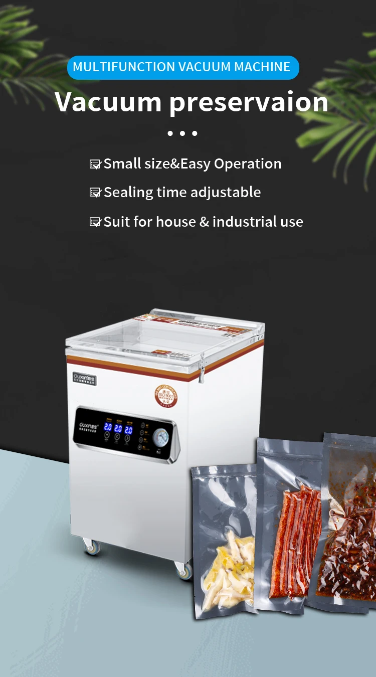 YSD-380 Вакуумная упаковочная машина 20л Насос для мяса Соус Рис Кирпич Фрукты Овощи