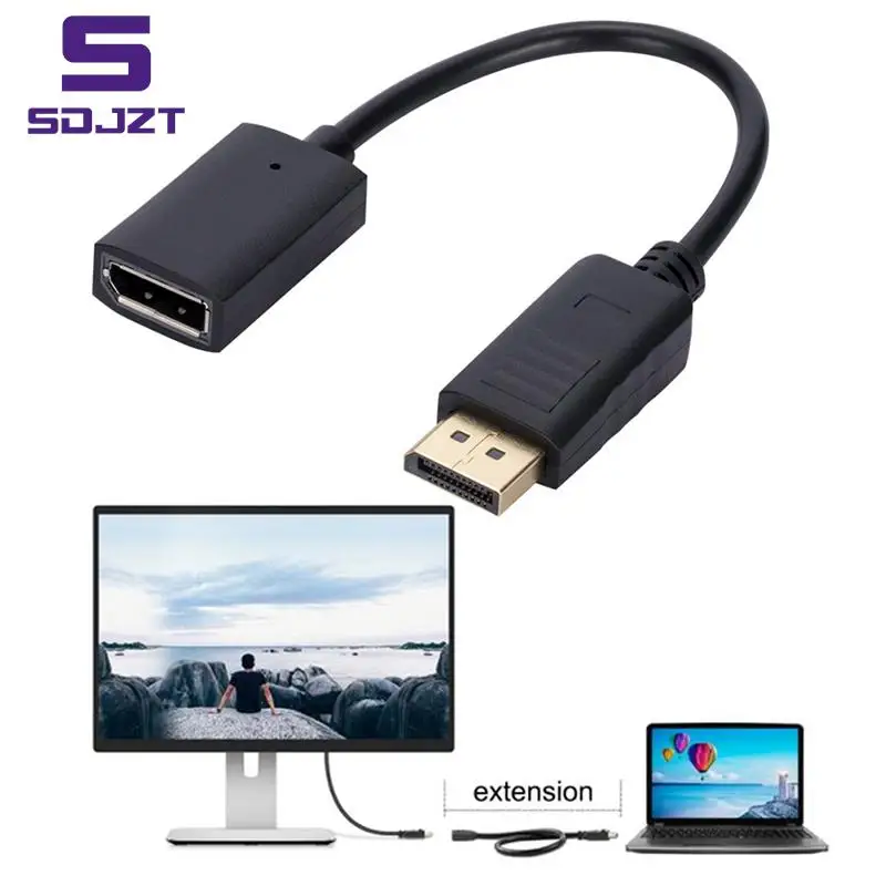 Displayport Удлинительный кабель DP папа к DP мама удлинитель DP Удлинительный кабель поддерживает UHD 4kX 2K/60 Гц и full HD 2K/144 Гц
