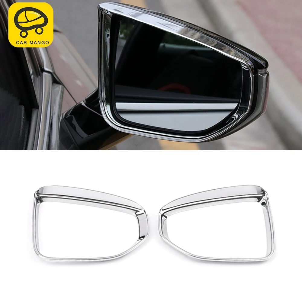 

Автомобильные аксессуары CarManGo для Lexus UX ZA10 2019-2023, затеняющий козырек для зеркала заднего вида, обшивка, наклейка, рамка, хромированное украшение