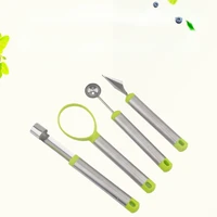 4pcs set fruit platter set tool carving knife ball digger core remover deseed fruit core tool kitchen accessories