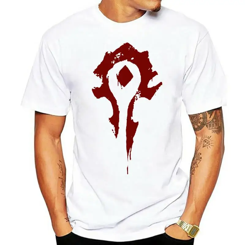 

Футболка с принтом "Орда", веселая хлопковая футболка, графическая Мужская футболка с коротким рукавом, Повседневная футболка