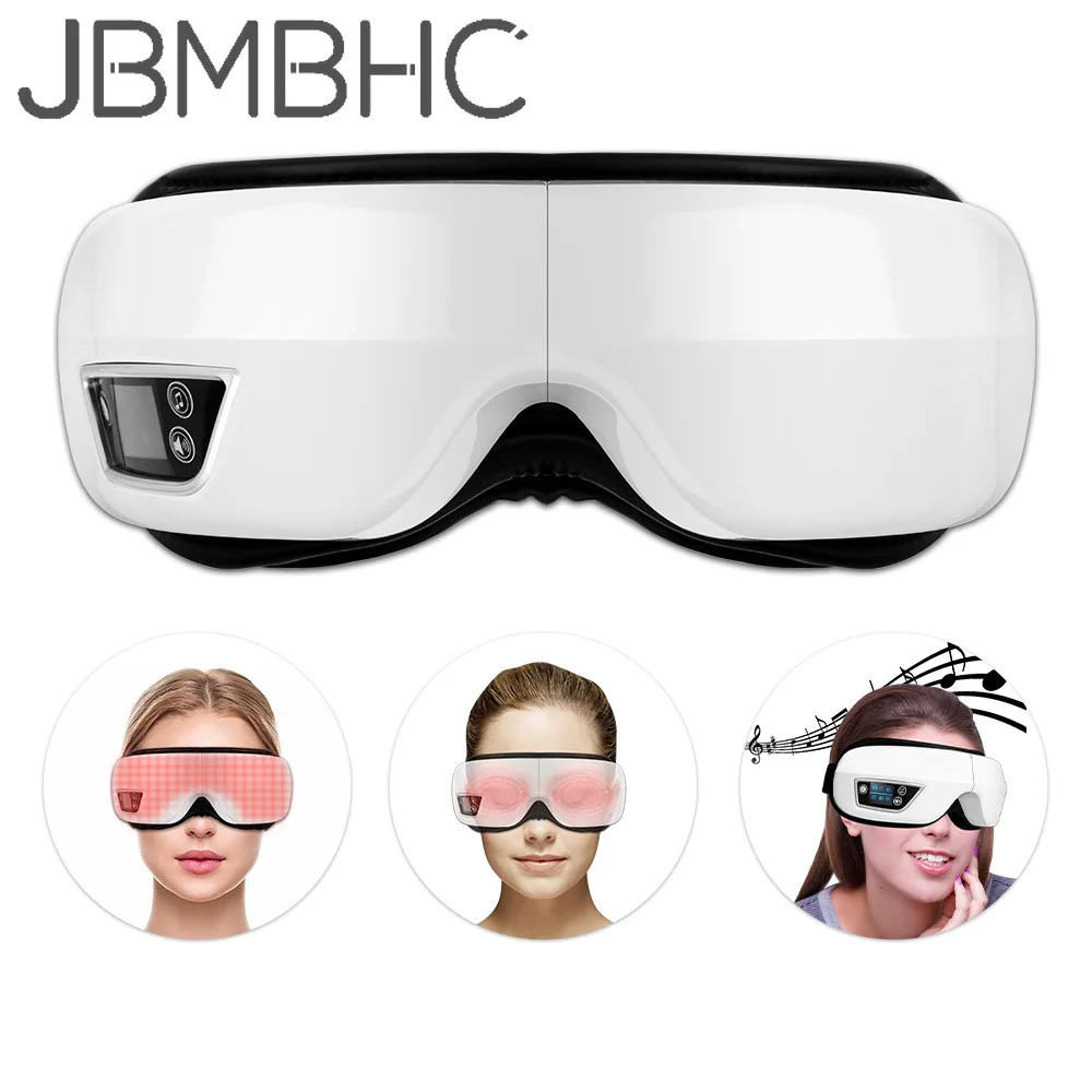 

Eye Massage Instrument Eye Massager Electric Massager Heated Glasses Anti Dark Circle Smart Bluetooth Music Relax Vibrators Gift