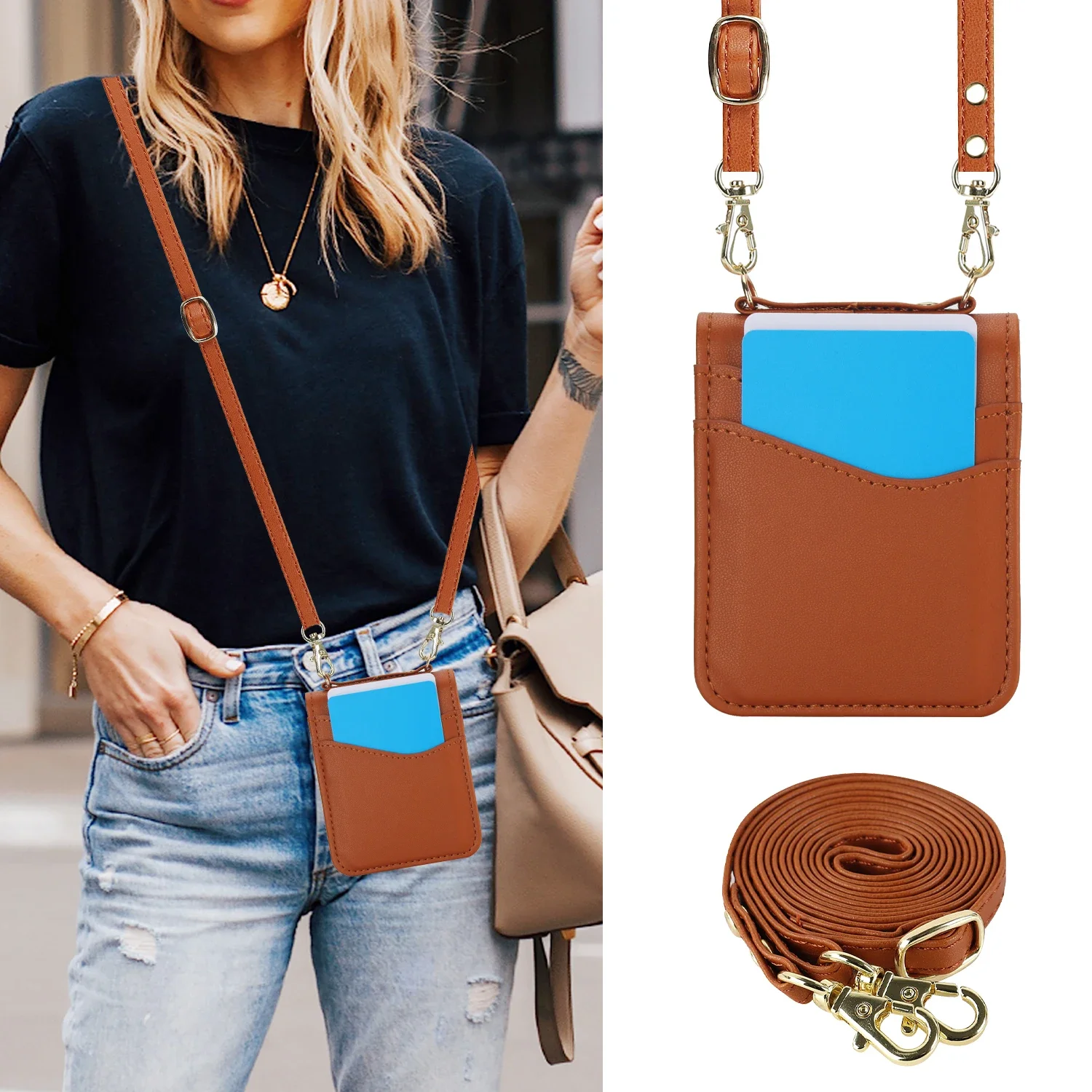 Кожаный чехол-книжка для Samsung Galaxy Z 6 5 4 3