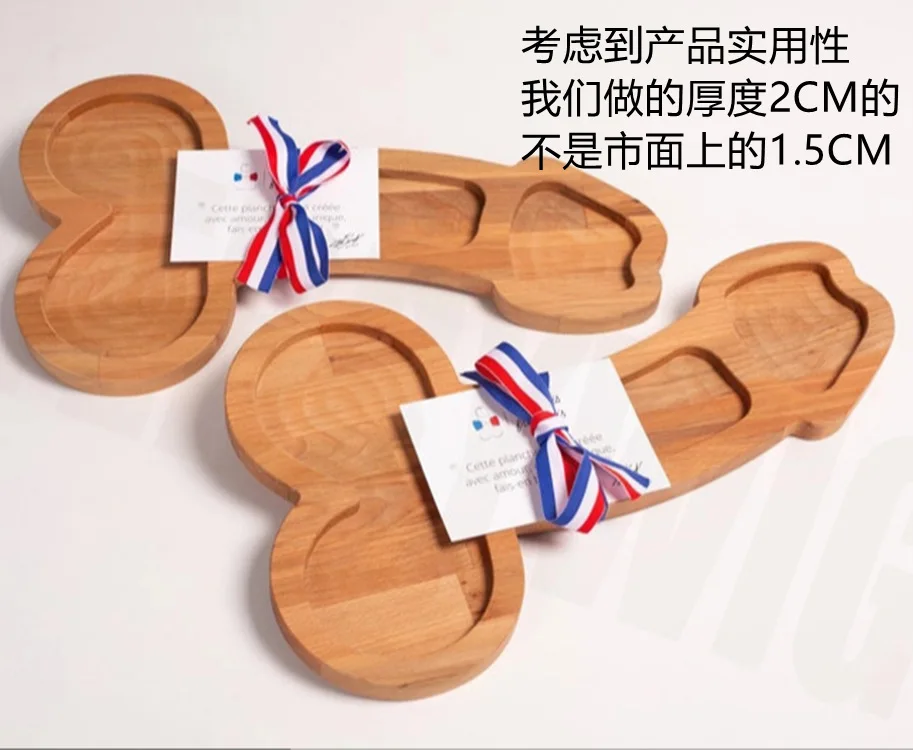 

Aperitif Board Party Cheese Deli Platter Wooden Crafts Ornament Funny and Fantastic Rice Plate Living Room Decoration