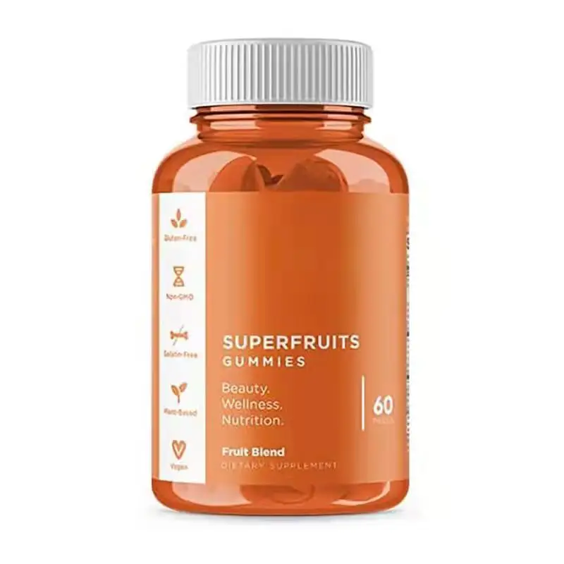 

Super fruits gummies Vitamin gummies beauty wellness nutrition fruit blend dietary supplement skin health appearance collagen