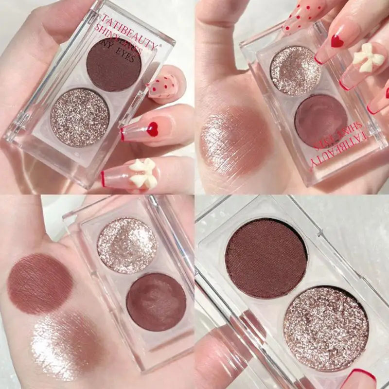 

7 Colors Matte Liquid Eyeshadow Stick Waterproof Lasting Matte Metallic Easy To Makeup Professional Eye Dark Brown Eyeshadow Too