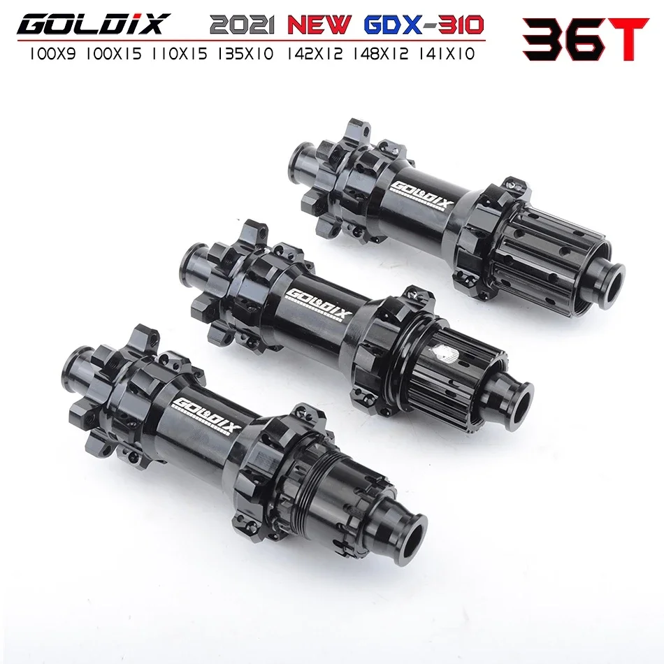 Фото GOLDIX GD310 28H MTB Прямая втулка 36T Трещотка Дисковый тормоз Boost HG XD для велосипеда №2