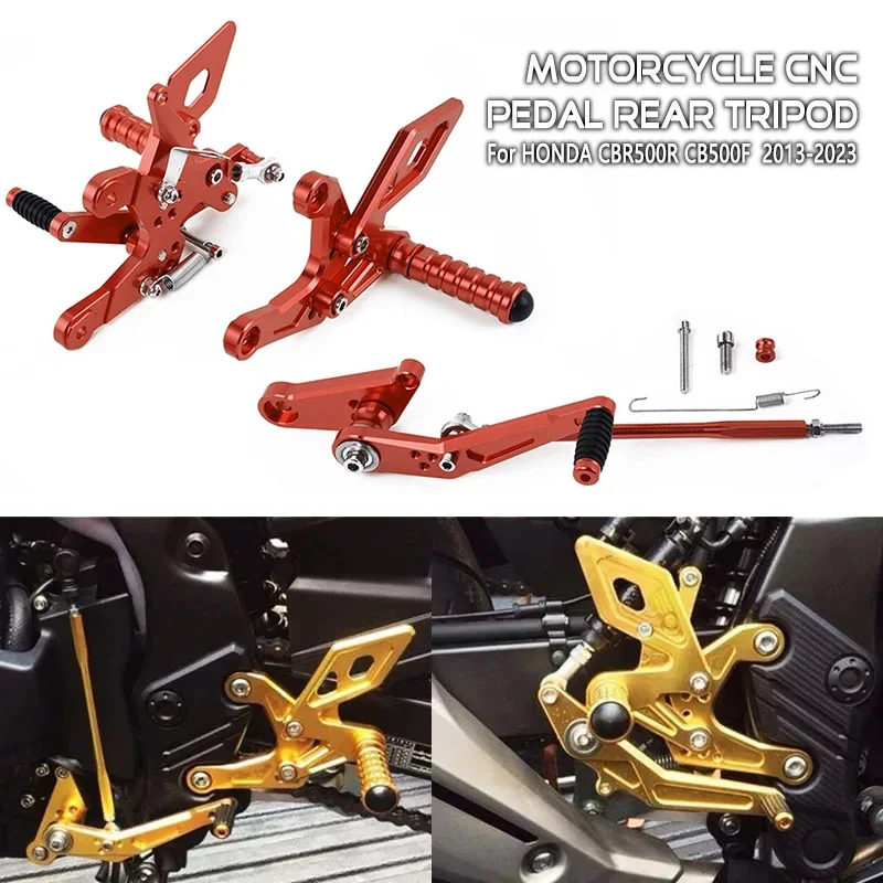 Подножки для мотоцикла с ЧПУ подножки задний комплект HONDA CBR500R CB500F CBR 500R CB 500F 2013-2023