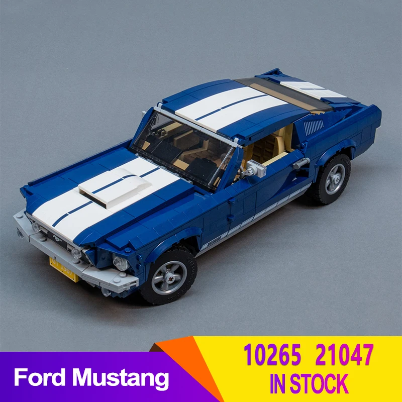 

In Stock 91024 Compatible With 10265 Classic Muscle Race Car Ford Mustang 21047 Building Blocks Bricks Toys Gifts