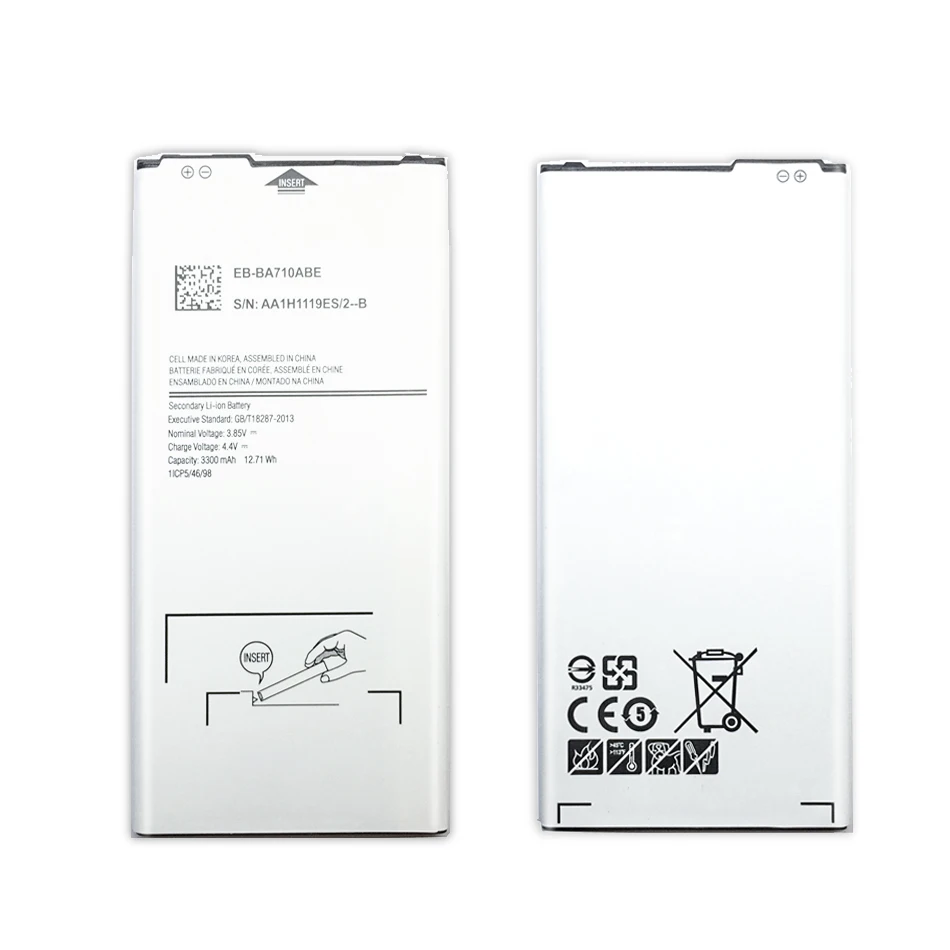 

3300mAh Lithium Polymer Battery EB-BA710ABE For Samsung GALAXY A7 2016 Edition A710 SM A710F A7100 A7109 EB BA710ABE Batteria
