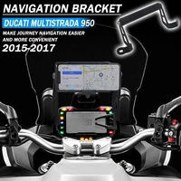 motorcycle gps smart phone navigation mounting bracket adapter holder for ducati multistrada 950 1200s 1200 enduro 2015 2017